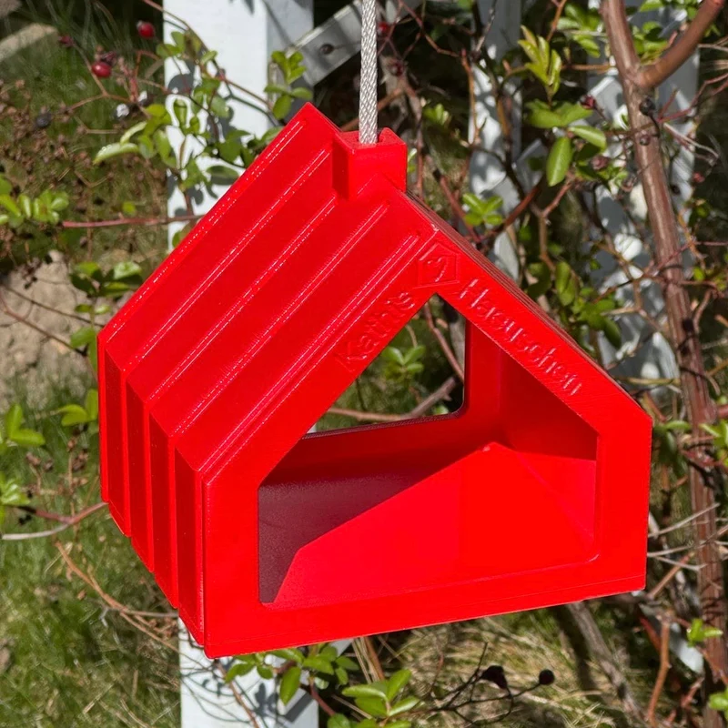 Buntes Vogelfutterhäuschen – 3D-Druck Datei