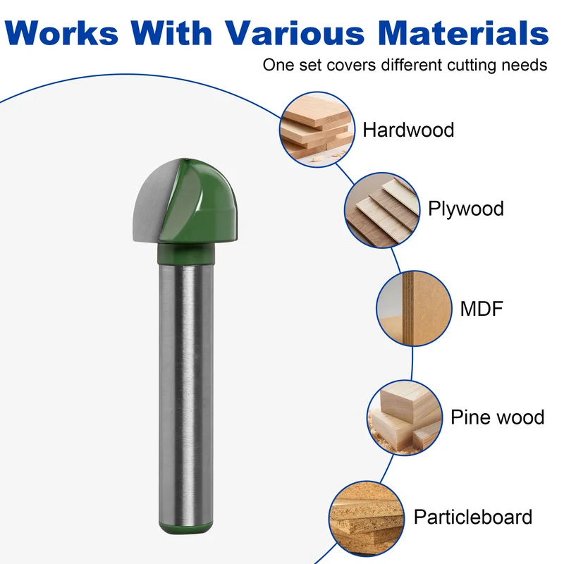 Twotrees Solid Carbide Round Bottom Bit