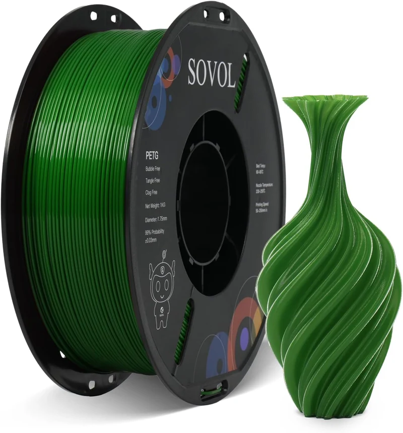 Sovol Green PETG 3D Printer Filament
