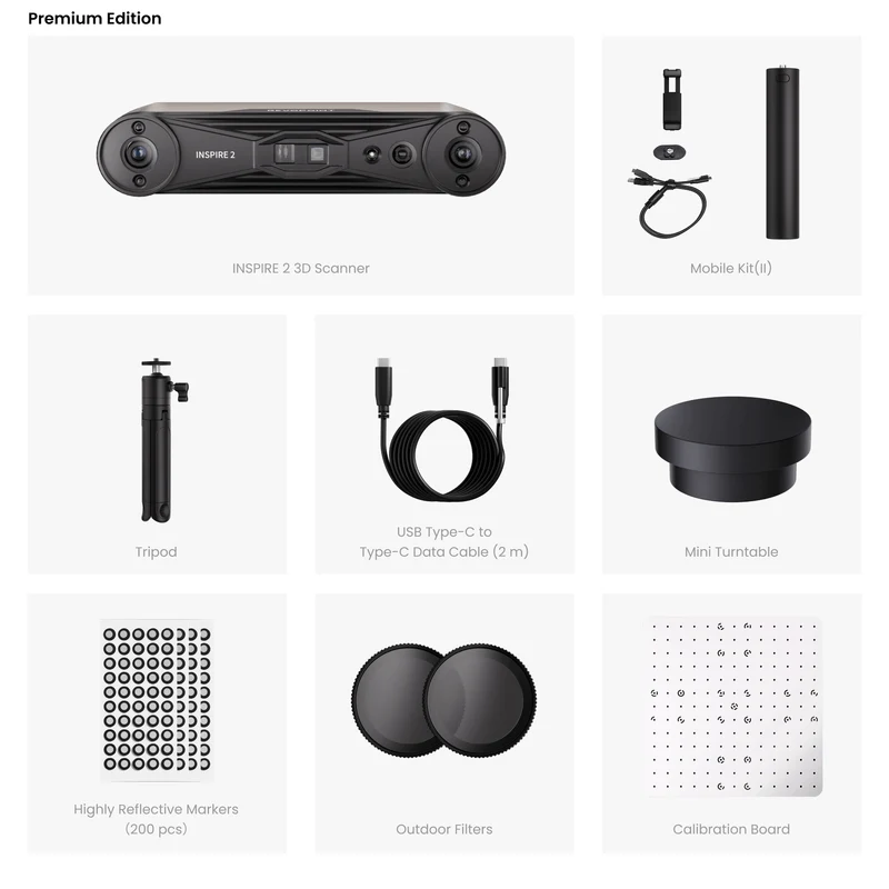 Revopoint INSPIRE 2 - Premium Edition