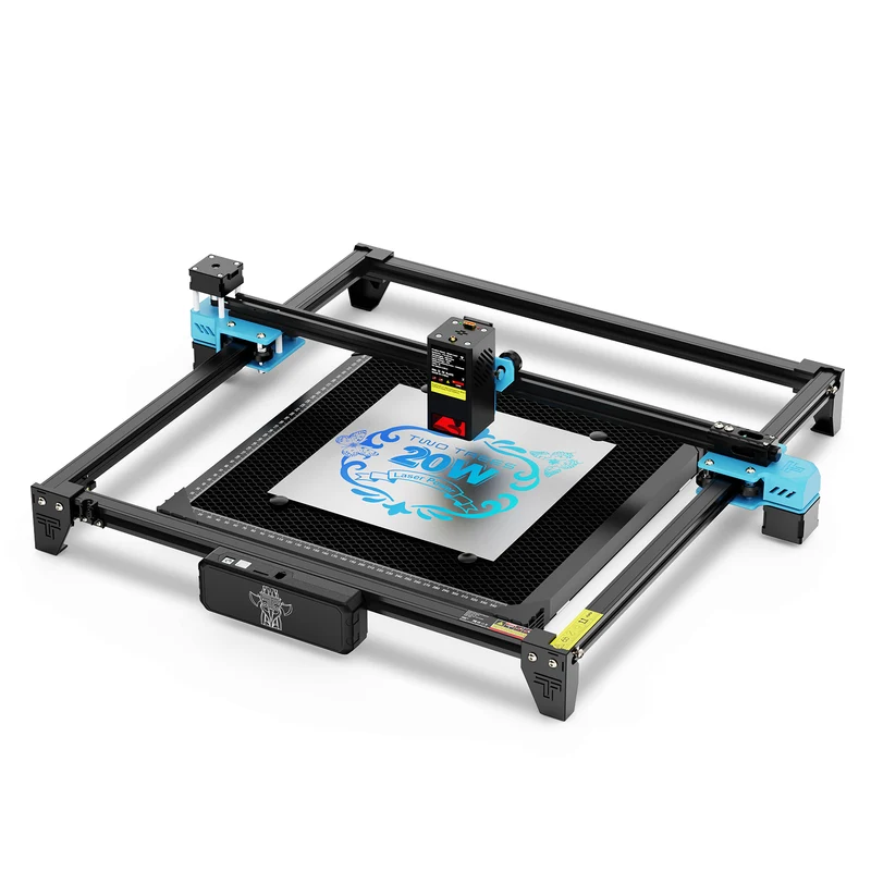 Twotrees TTS-20 Pro 20W Laser Engraver Machine + TR2 Pro Rotary + Extension Kit