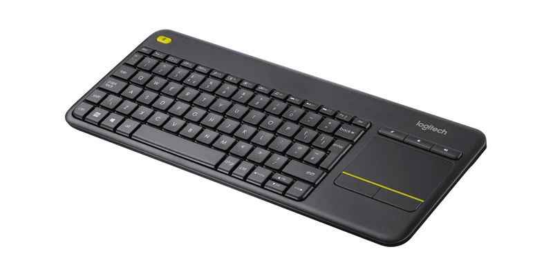 Logitech K400 Plus kabellose Touch-Tastatur auch für Fernseher Schwarz