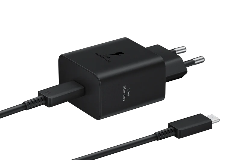 Samsung Schnellladeadapter mit Datenkabel 45 Watt Schwarz