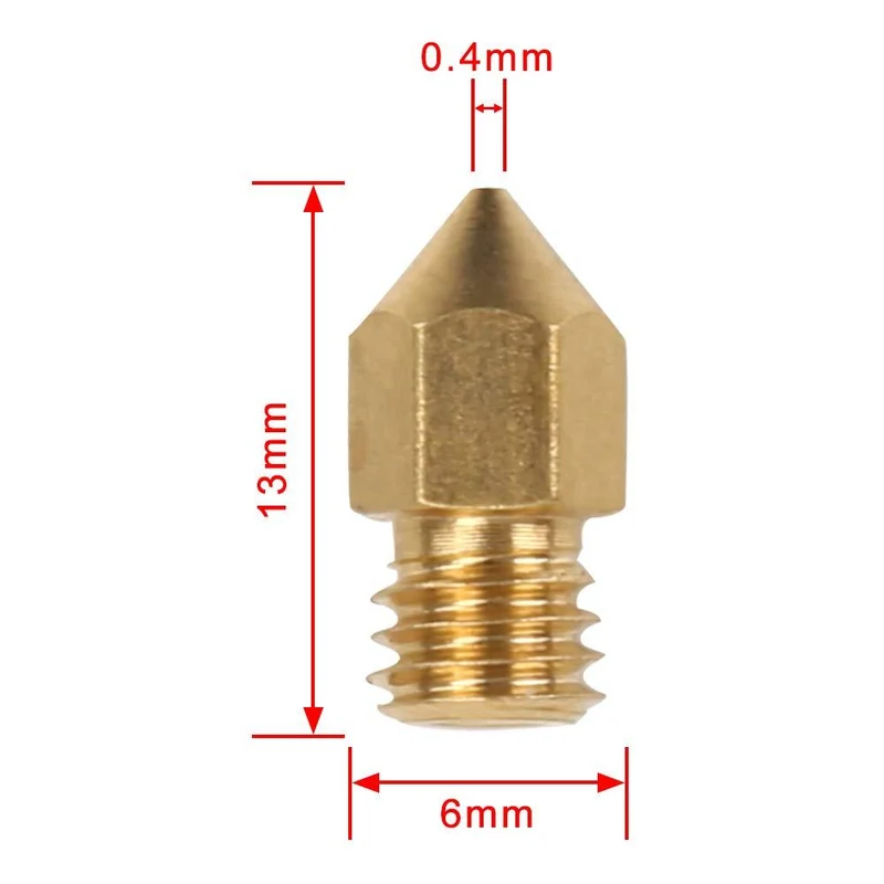 MK8 0.4mm Extruder Nozzles Kit