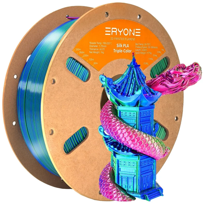 Eryone PLA — Matte, Silk, Rainbow & Tri-Color