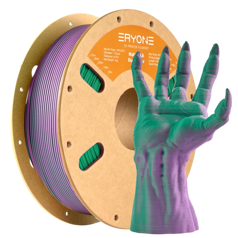 Eryone PLA — Classic, Dual, Glitter & Glow Colors