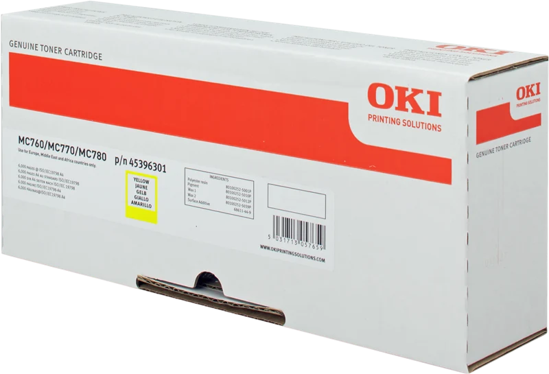 OKI 45396301 Gelb Toner