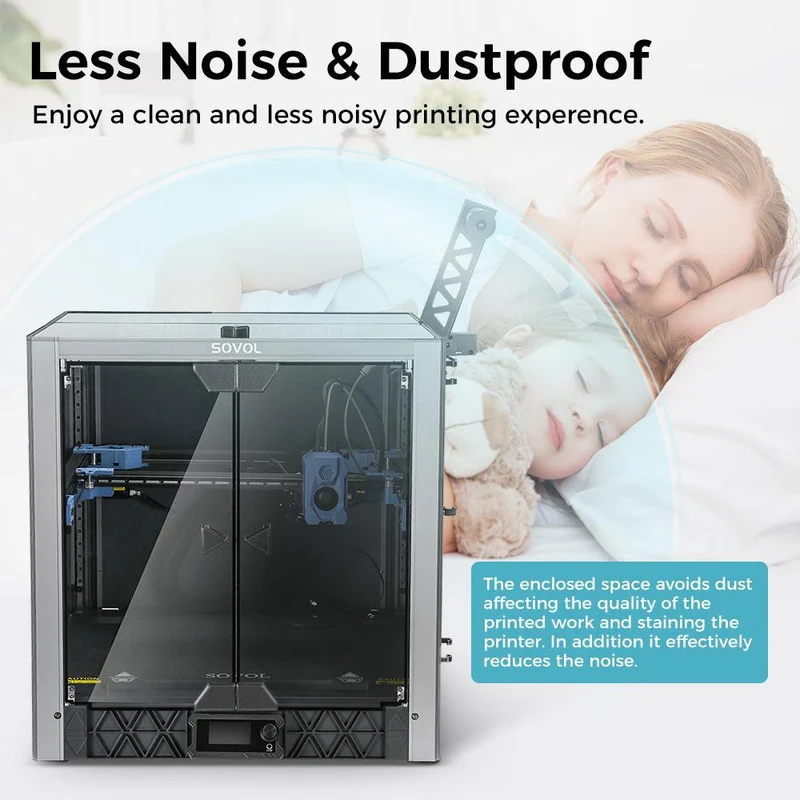SV08 Glass Open Enclosure