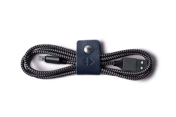 Leather Cable Ties - Pack Organiser
