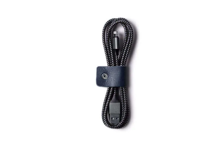 Leather Cable Ties - Pack Organiser