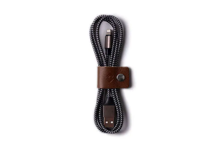 Leather Cable Ties - Pack Organiser