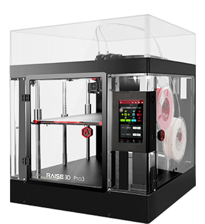Bundle: Raise3D Pro3 3D Dual-Extruder + HUK