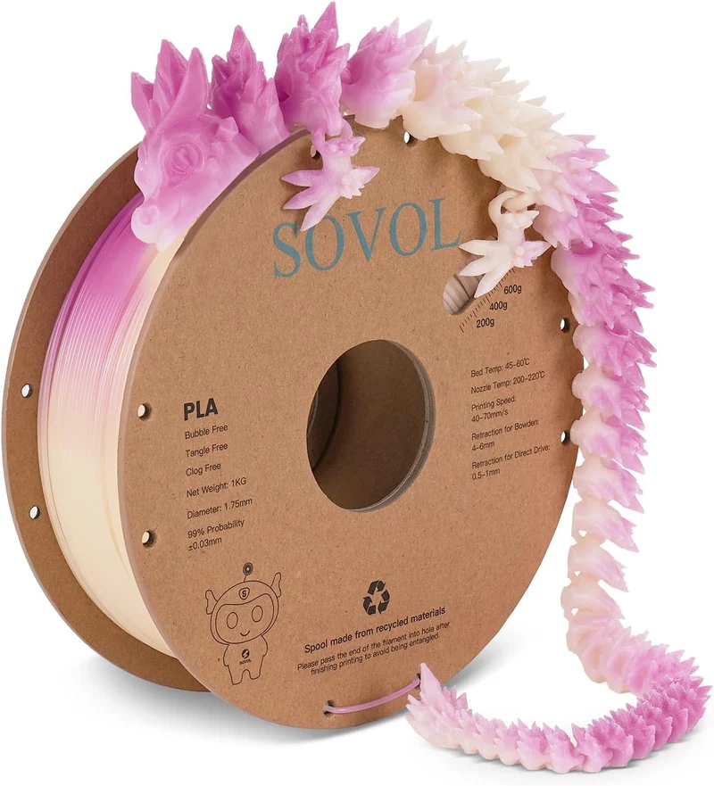 Sovol Chameleon PLA 3D Filament 1KG