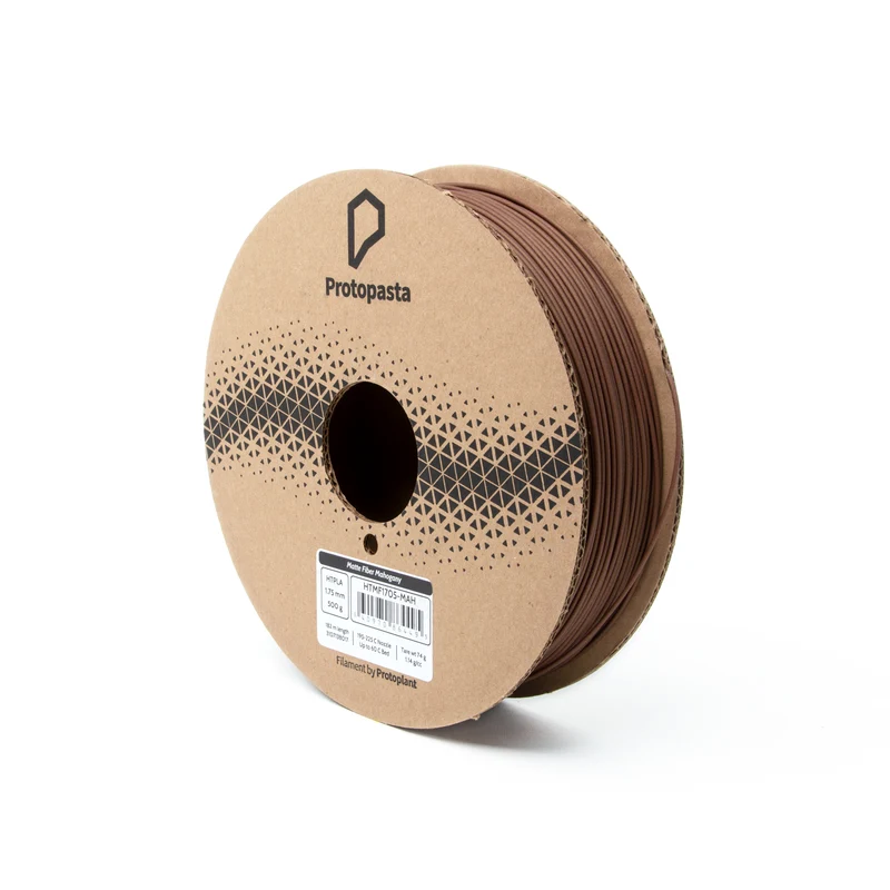 Matte Fiber HTPLA - Mahogany Wood