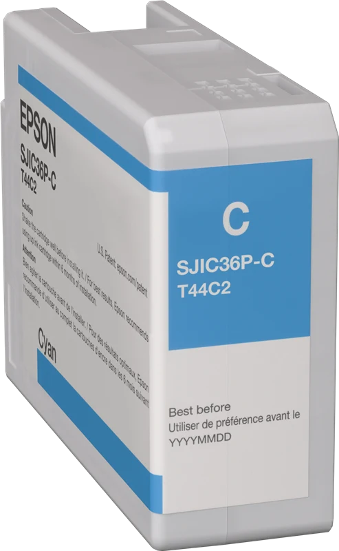 Epson SJIC36P-C Cyan Druckerpatrone C13T44C240