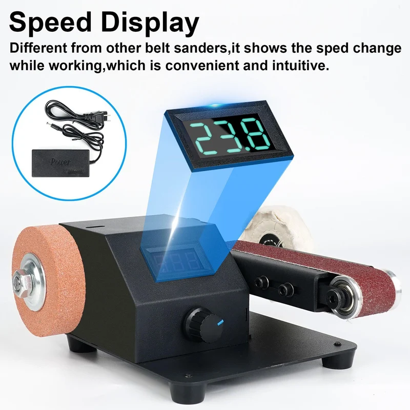 Twotrees Multi-function Belt Sander | Stepless Speed Adjustment