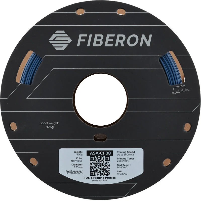 Polymaker Fiberon ASA-CF08 1,75 mm 500 g - Carbonverstärktes ASA-Filament