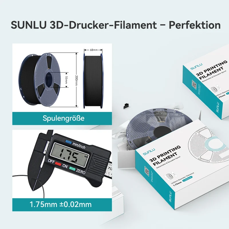 SUNLU High Speed Matte PETG 3D Drucker Filament 1KG