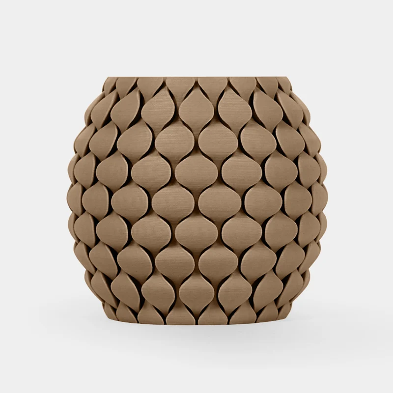 SUNLU Optimiertes Holz PLA (Wood PLA)3D Drucker Filament 1KG, optimierte und verbesserte Holzstruktur
