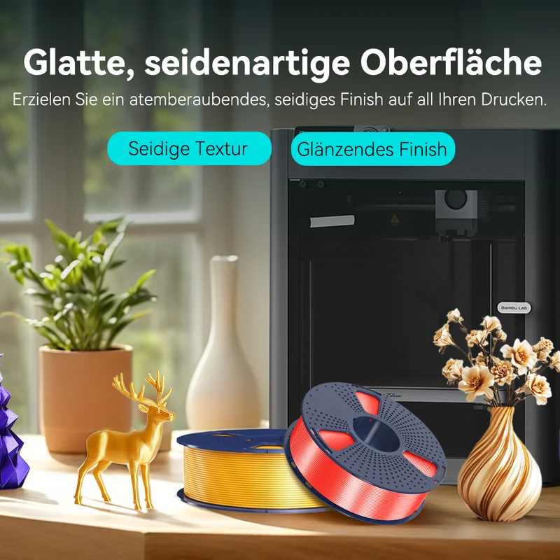SILK 3KG Große Spule 3D Drucker Filament 3KG