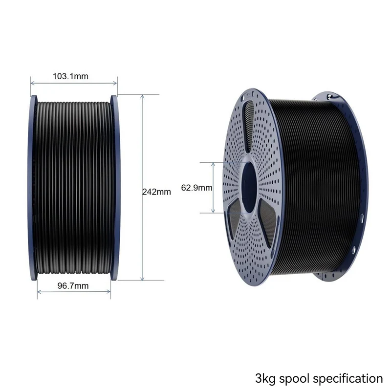 HSPLA,Hochgeschwindigkeit PLA 3KG Große Spule 3D Drucker Filament 3KG