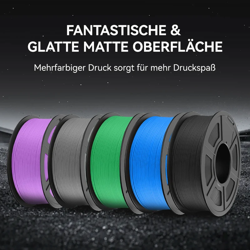 PLA Matte 3KG Große Spule 3D Drucker Filament 3KG