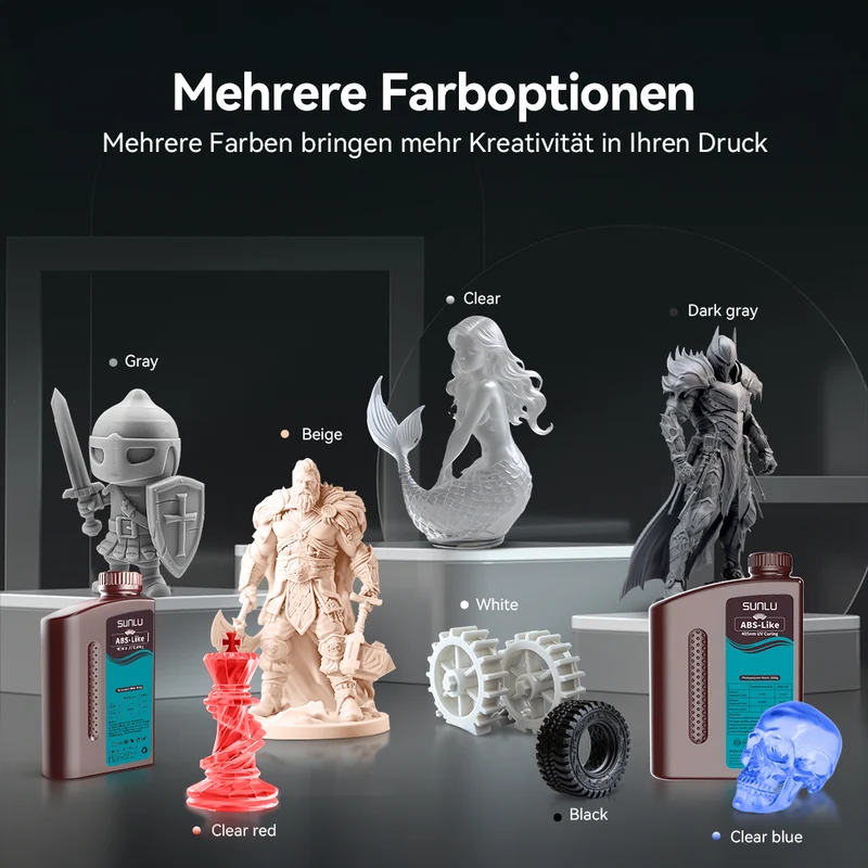 [5 kaufen, nur 4 bezahlen] ABS-Like UV Harz 1000G