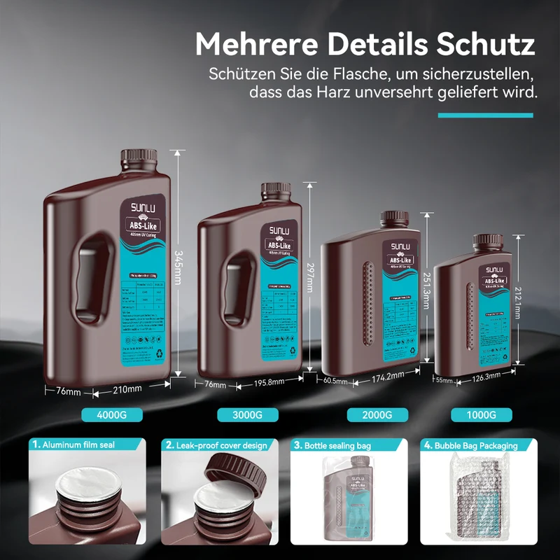 [5 kaufen, nur 4 bezahlen] ABS-Like UV Harz 1000G