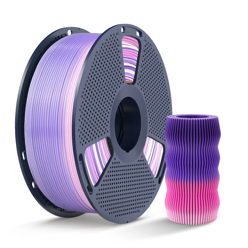 SUNLU PLA, SILK, PLA Transparent Rainbow Filament 1KG