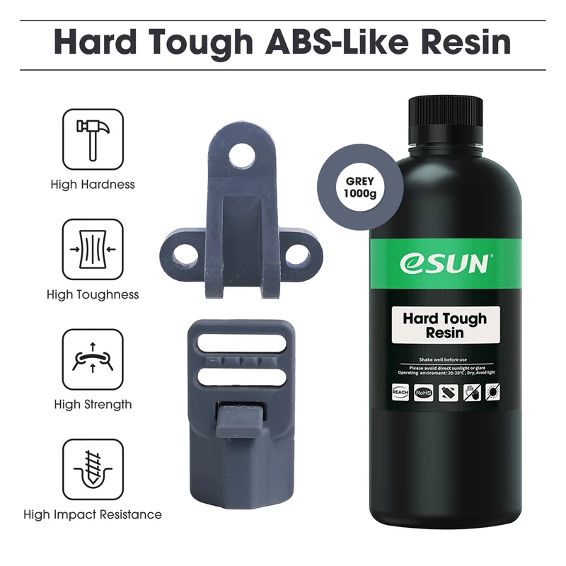 eSUN LCD Hard Tough ABS-Like Resin 0.5KG/1KG 22ND