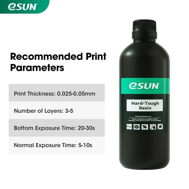 eSUN LCD Hard Tough ABS-Like Resin 0.5KG/1KG 22ND