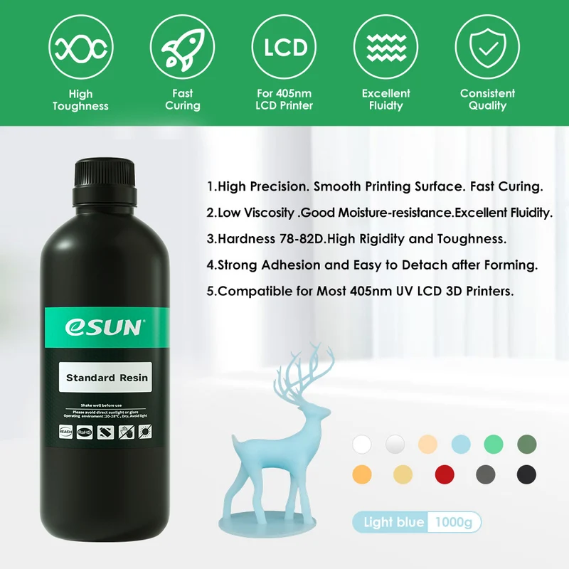 eSUN eResin-PLA Resin 0.5KG/1KG 22ND
