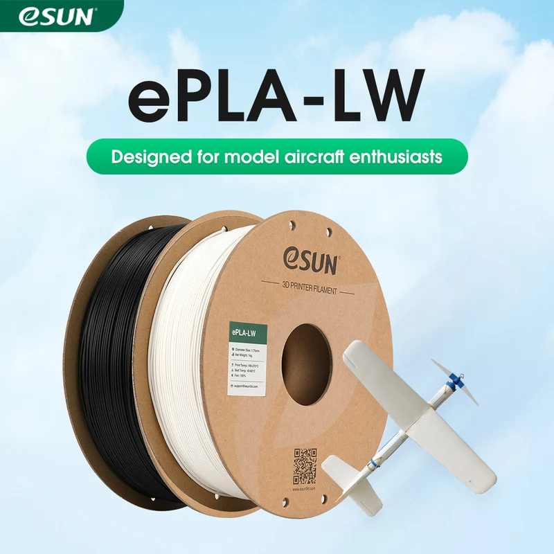 eSUN PLA-LW 1.75mm 3D Filament 10PCS