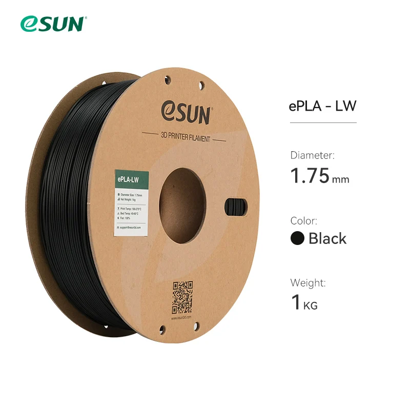 eSUN PLA-LW 1.75mm 3D Filament 10PCS