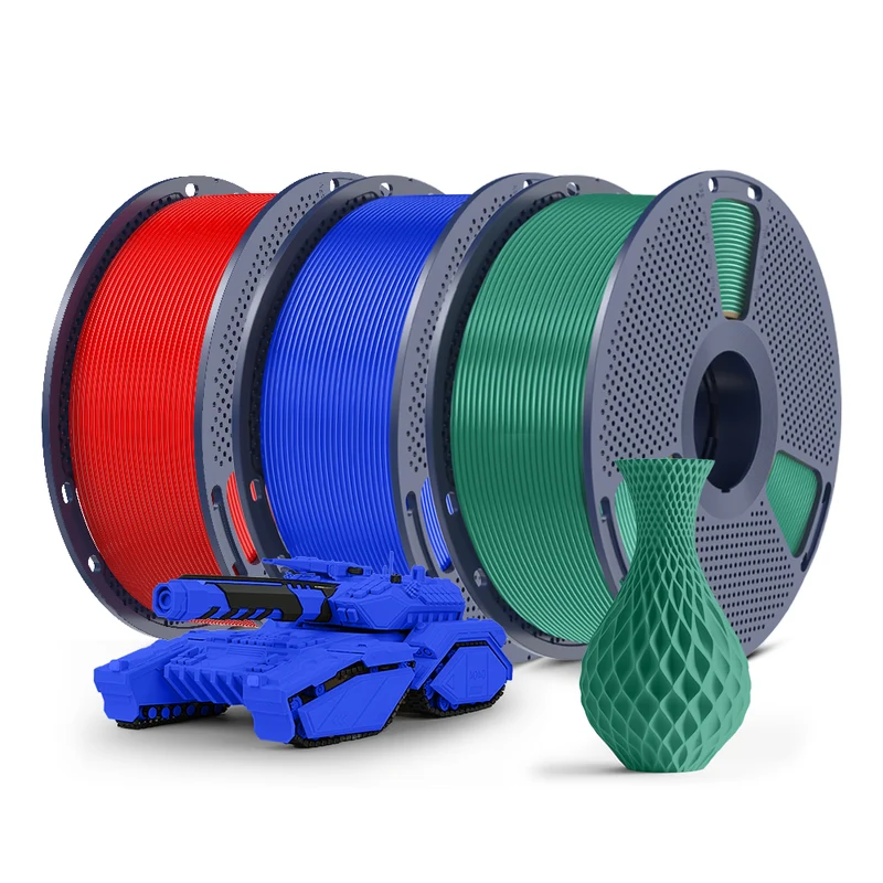 SUNLU PLA, PLA+, PLA Meta, PLA Matte, Rainbow, Multi-color Silk 3KG Mehrfarbiges Filament Bündel