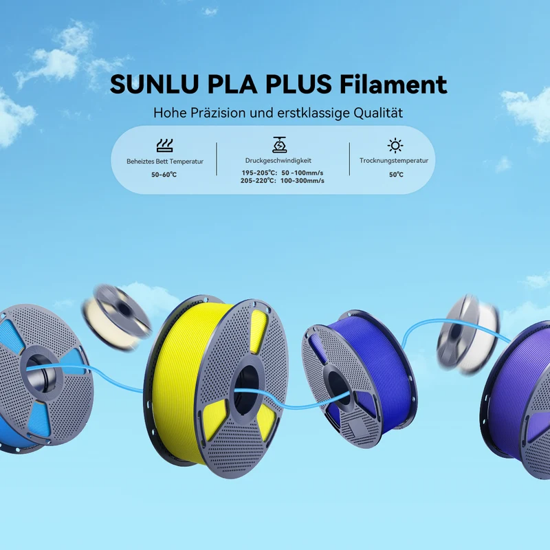 PLA, PLA+/PLA PLUS 3D Drucker Filament 1KG