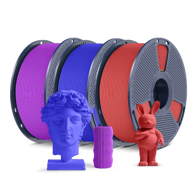SUNLU PLA, PLA+, PLA Meta, PLA Matte, Rainbow, Multi-color Silk 3KG Mehrfarbiges Filament Bündel