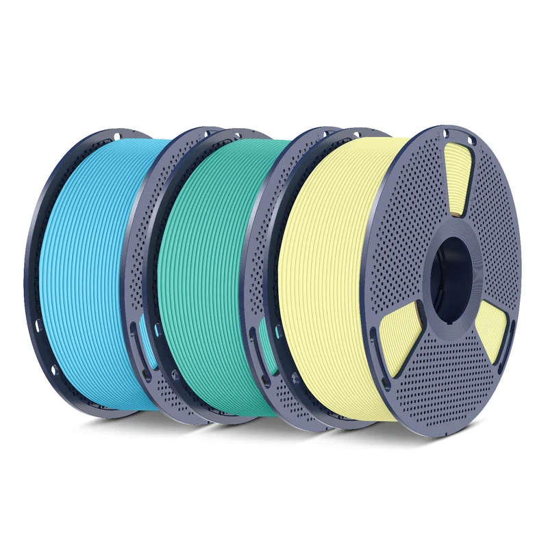 SUNLU PLA, PLA+, PLA Meta, PLA Matte, Rainbow, Multi-color Silk 3KG Mehrfarbiges Filament Bündel