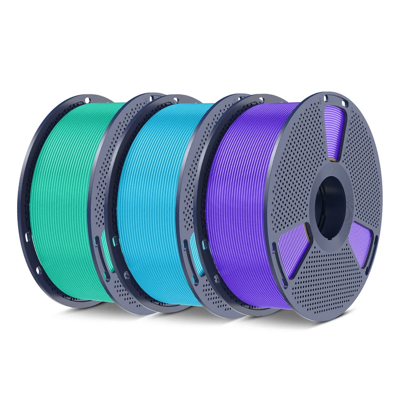 SUNLU PLA, PLA+, PLA Meta, PLA Matte, Rainbow, Multi-color Silk 3KG Mehrfarbiges Filament Bündel