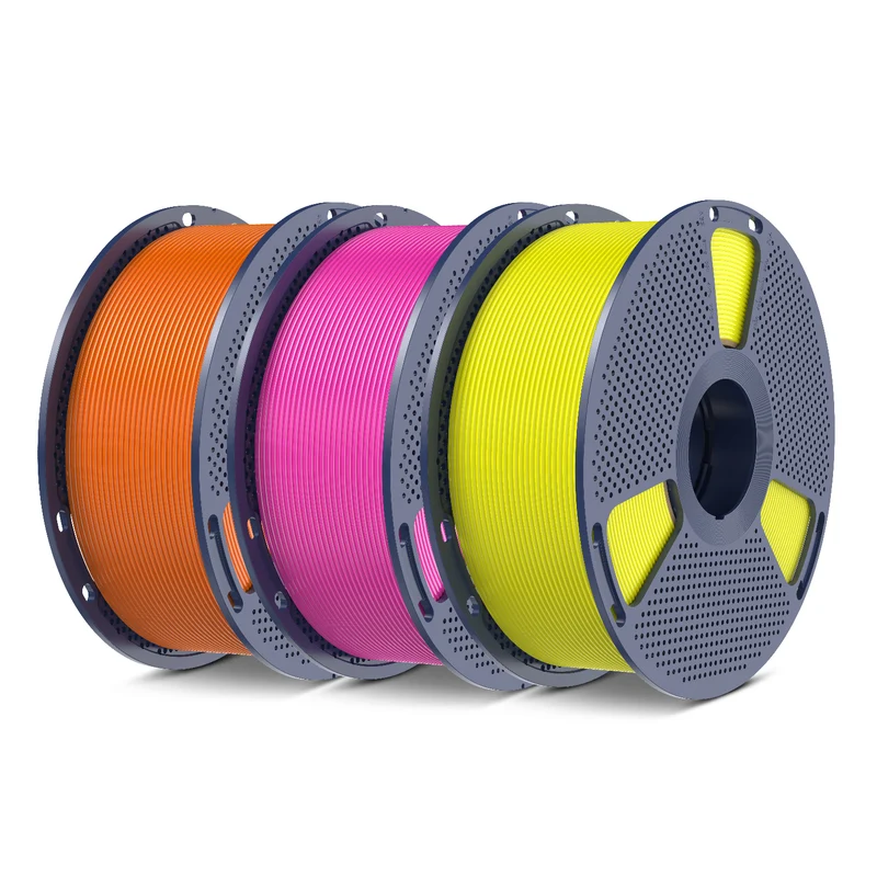 SUNLU PLA, PLA+, PLA Meta, PLA Matte, Rainbow, Multi-color Silk 3KG Mehrfarbiges Filament Bündel