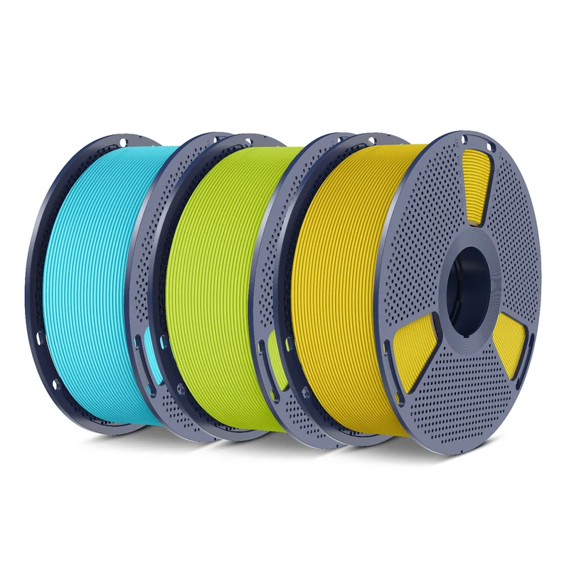 SUNLU PLA, PLA+, PLA Meta, PLA Matte, Rainbow, Multi-color Silk 3KG Mehrfarbiges Filament Bündel