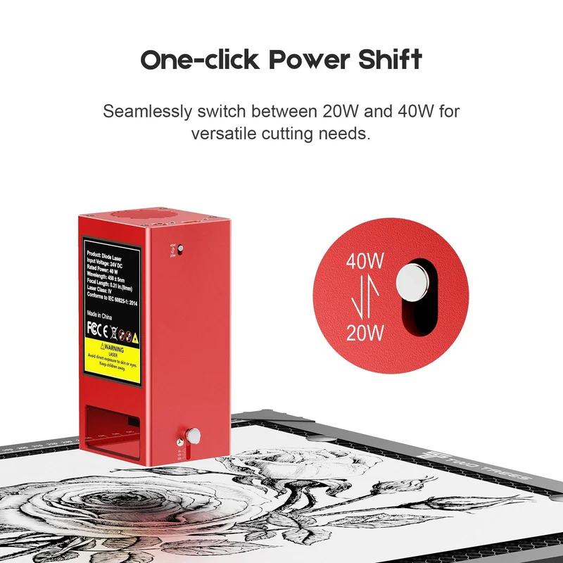 Twotrees TS2-40W Max Laser Engraver (US Shipping Only)