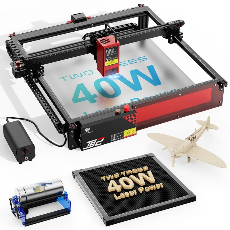 Twotrees TS2-40W Laser Engraver (US & EU Shipping Only)