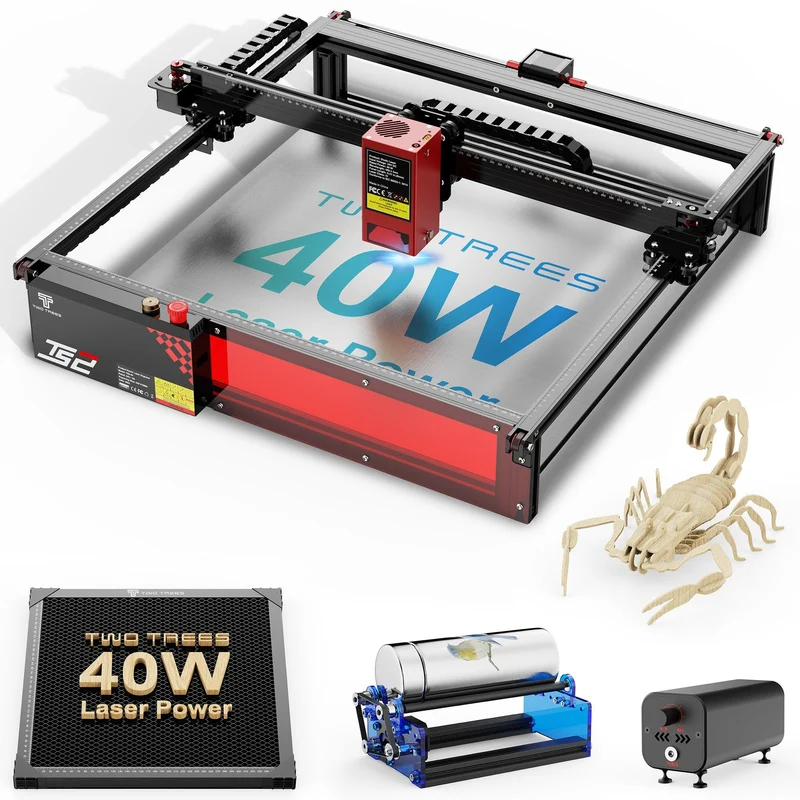Twotrees TS2-40W Laser Engraver (US & EU Shipping Only)