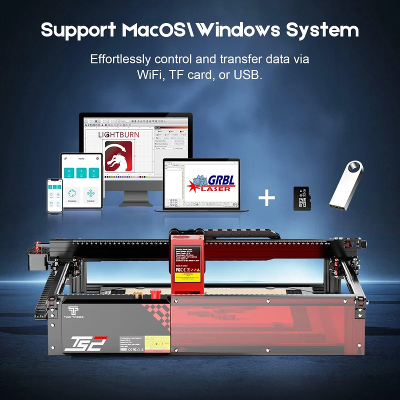 Twotrees TS2-40W Laser Engraver (US & EU Shipping Only)
