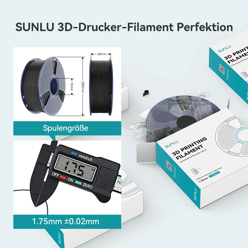 SUNLU ABS Filament 1KG