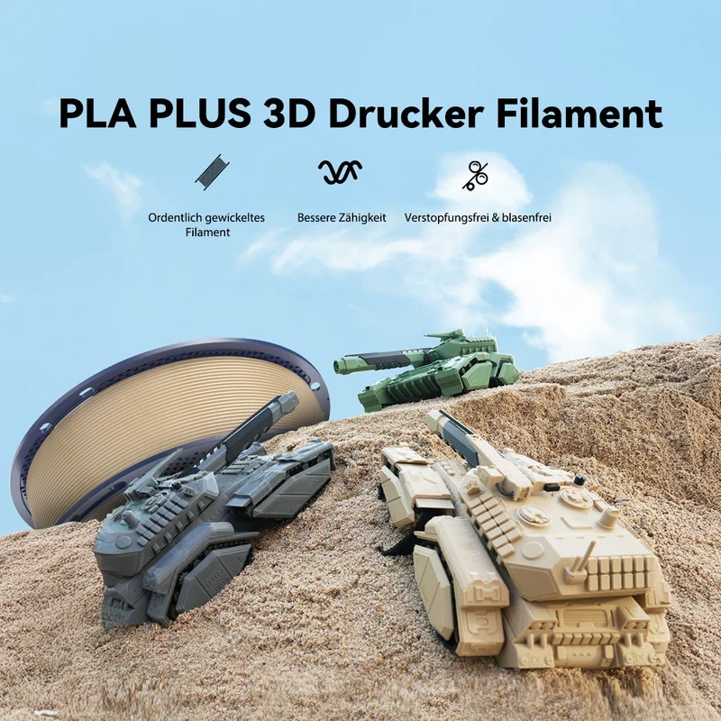 PLA, PLA+/PLA PLUS 3D Drucker Filament 1KG