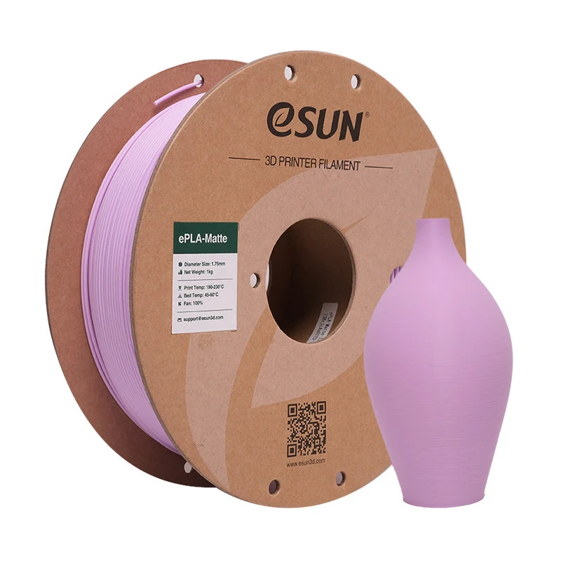 eSUN Upgraded ePLA-Matte 1.75mm 3D Filament 10PCS