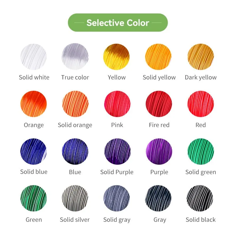 eSUN PETG 1.75mm 3D Filament 10PCS