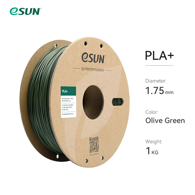eSUN PLA+ 1.75mm 3D Filament 10PCS